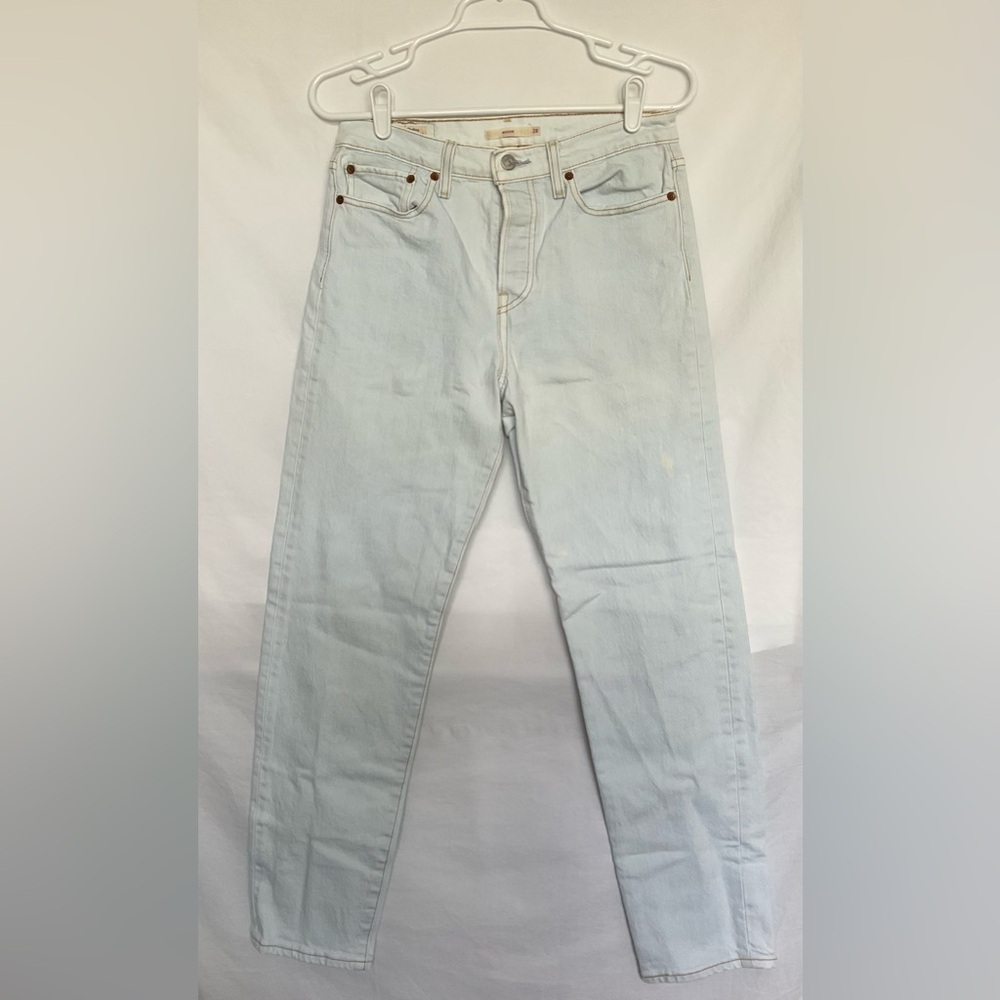Levi's Blue Straight Leg Jeans Vintage-Inspired Classic - Picture 2 of 11